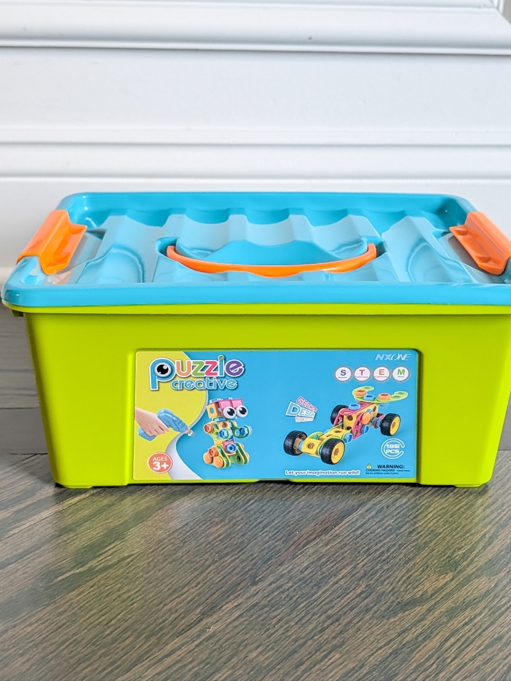 STEM Puzzle Creative Building Set with Storage Container - Picture 9 of 11